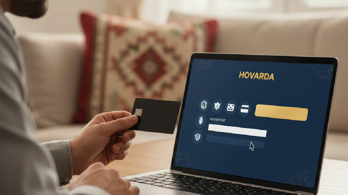 Hovarda hediye bahis alımı için güvenli online ödeme yöntemleri ve adımları.